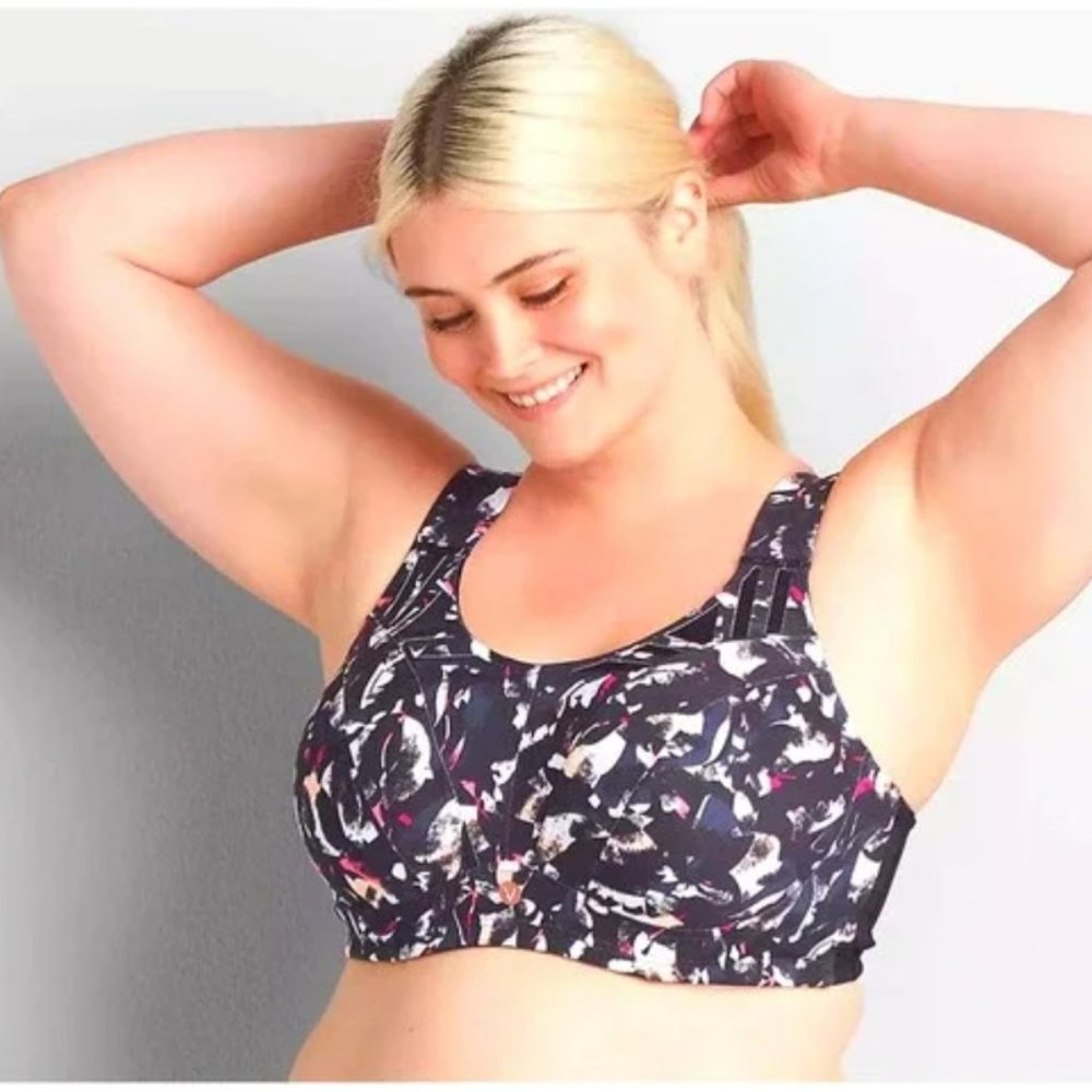 NEW LIVI Lane Bryant 42D High Impact SPORTS BRA Max Support Moisture Wick $70